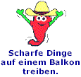 Chili und Paprika - Chili-Balkon